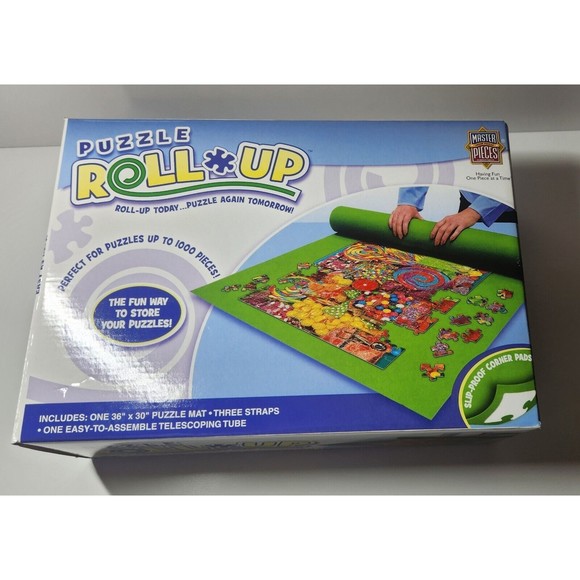 MasterPieces Puzzle Roll Up Storage Mat up to 1000 Pieces With Storage Tube - Picture 1 of 1